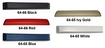 64-65 Mustang Blue Armrest Pad, Each (LH/RH)