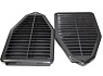 69 A-Body Door Jamb Vent Louver (Pair) With Rubber Seal