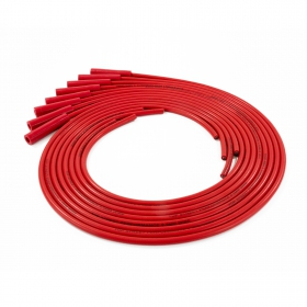 67-69 Camaro 8.5 MM Red Spark Plug Wires - Multi Angle-180 Degree Boots