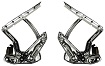 Chrome Hood Hinges - 67-69 (springs not included)
