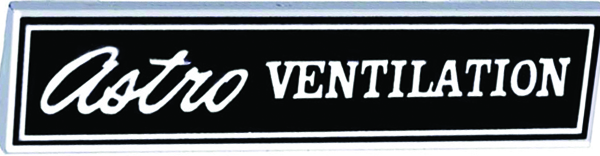 69-70 Camaro Dash Astro Ventilation Emblem