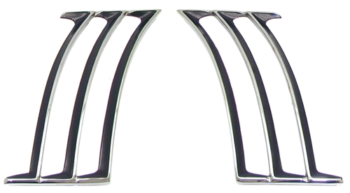 69 Camaro Quarter Panel Side Louvers, pair