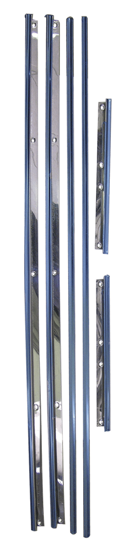 67 F-body Convertible Stainless Steel Door Panel Molding Set