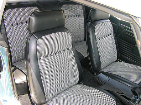 69 Camaro Houndstooth Full Set Seat Covers Front Rear