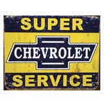 Super Chevrolet Service Nostalgic Sign