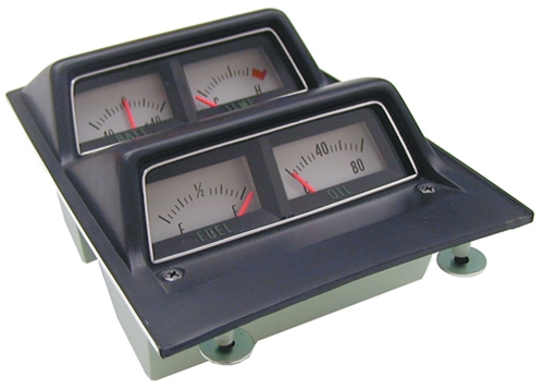 68-69 Camaro console gauge package with volt gauge